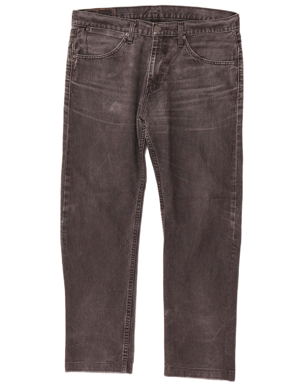 Levi's Mens 504 Straight Jeans W34 L29 Γκρι βαμβακερό