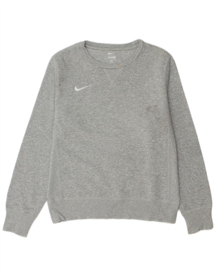 Ανδρικό φούτερ Nike πουκάμισο από βαμβακερό γκρι μικρό
