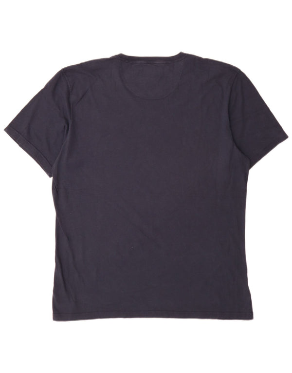 Ανδρικό T-shirt Barbour Slim Fit Top XL Navy Blue Cotton