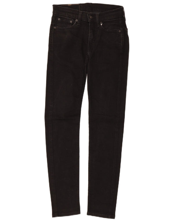 LEVI'S Ανδρικό 519 Hi-Ball Skinny Jeans W28 L29 Μαύρο βαμβακερό