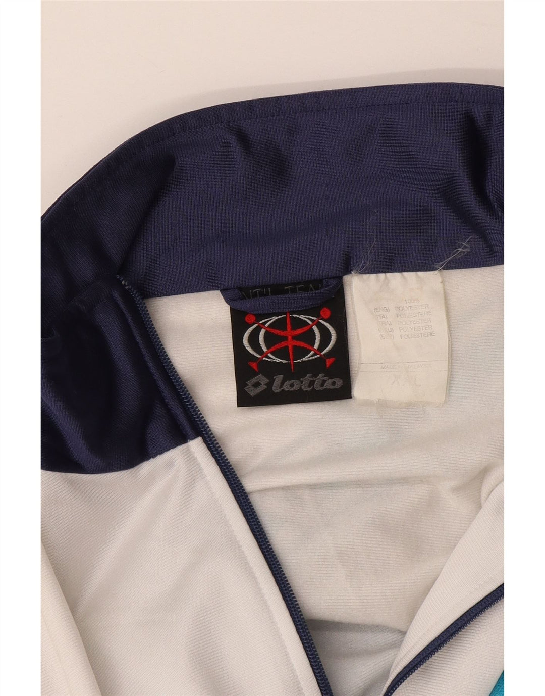 Ανδρική αθλητική φόρμα γραφικών LOTTO Top Jacket 2XL Navy Blue Colorblock