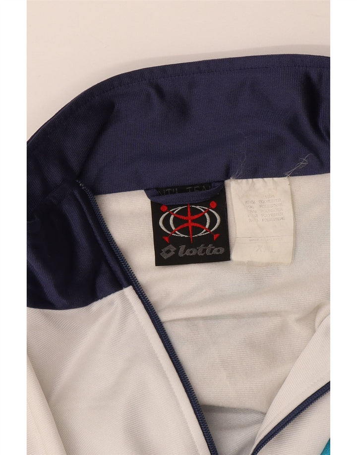 Ανδρική αθλητική φόρμα γραφικών LOTTO Top Jacket 2XL Navy Blue Colorblock