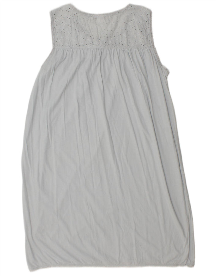 Zara Γυναικείο Αμάνικο Φόρεμα Shift UK 14 Large Grey