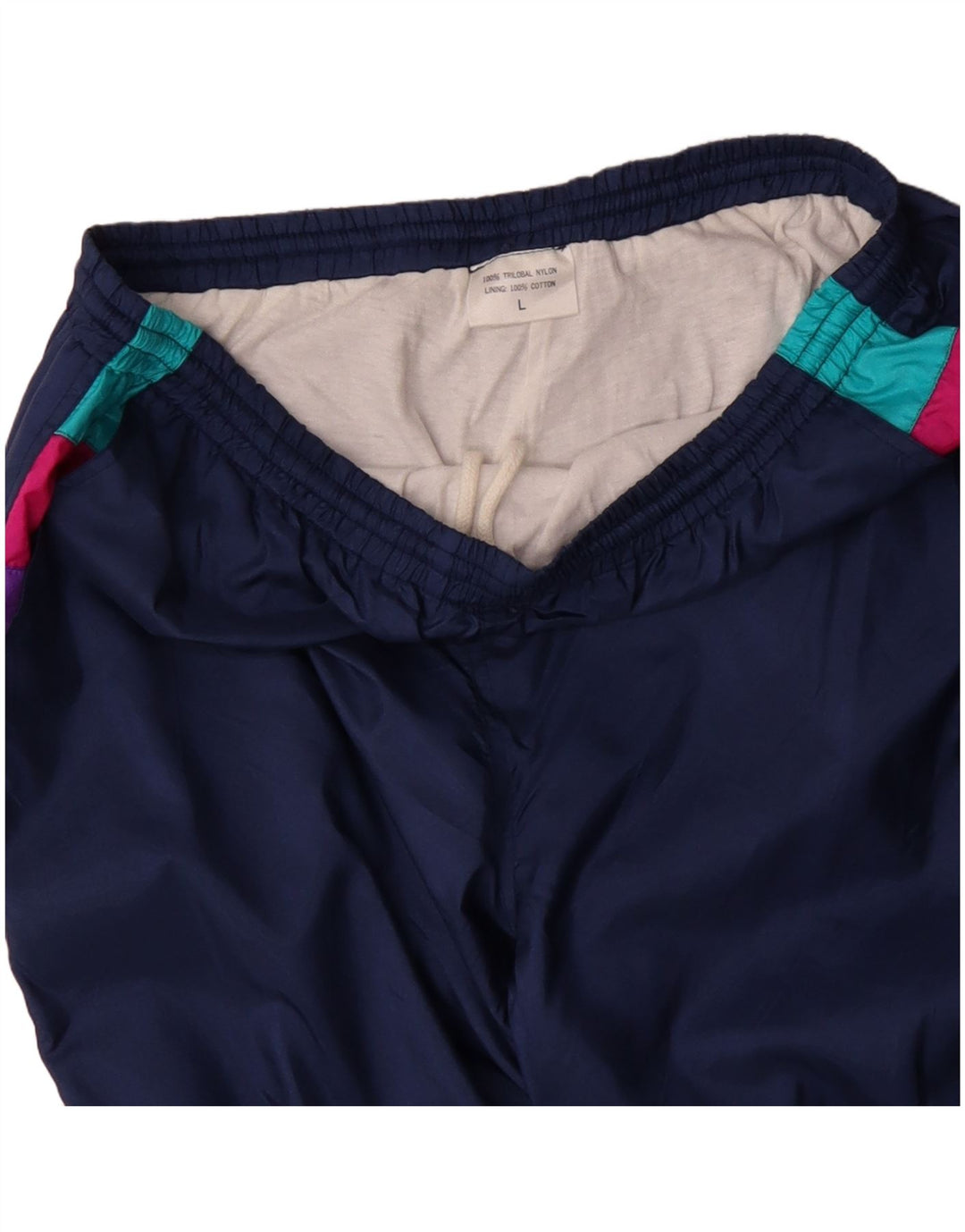 Ανδρική φόρμα ADIDAS Παντελόνι Joggers Μεγάλο Navy Blue Colorblock Nylon