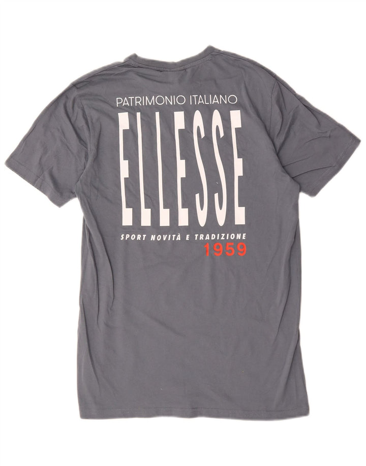 Ανδρικό γραφικό μπλουζάκι Ellesse Top Μικρό Γκρι Βαμβακερό