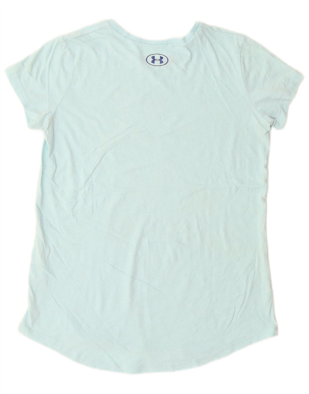 UNDER ARMOR Κορίτσια φαρδύ γραφικό μπλουζάκι 11-12 ετών μεγάλο μπλε