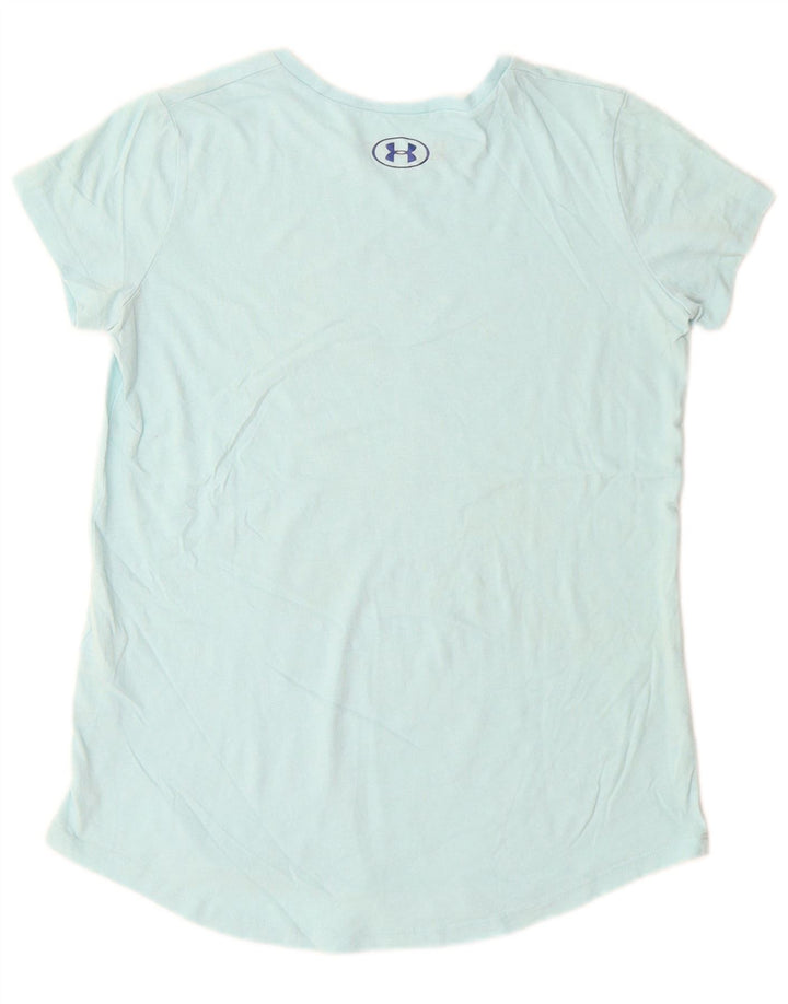 UNDER ARMOR Κορίτσια φαρδύ γραφικό μπλουζάκι 11-12 ετών μεγάλο μπλε