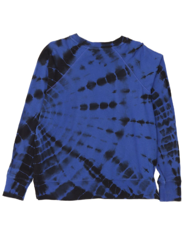 Dkny Γυναικεία φούτερ υπερμεγέθη Jumper UK 6 XS Blue Tie Dye Cotton