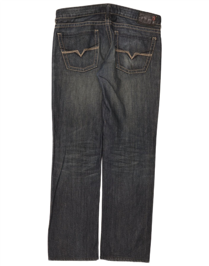 Ανδρικό τζιν ίσιο Guess W36 L33 Μπλε βαμβακερό