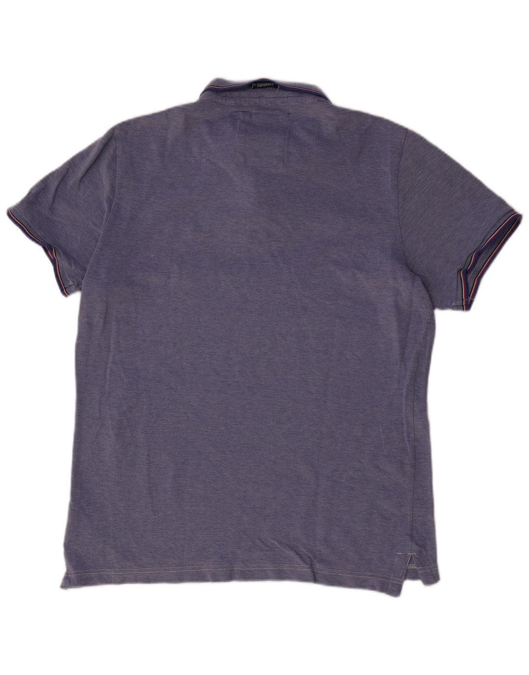 Ανδρικό μπλουζάκι πόλο SUPERDRY 2XL Μπλε βαμβακερό