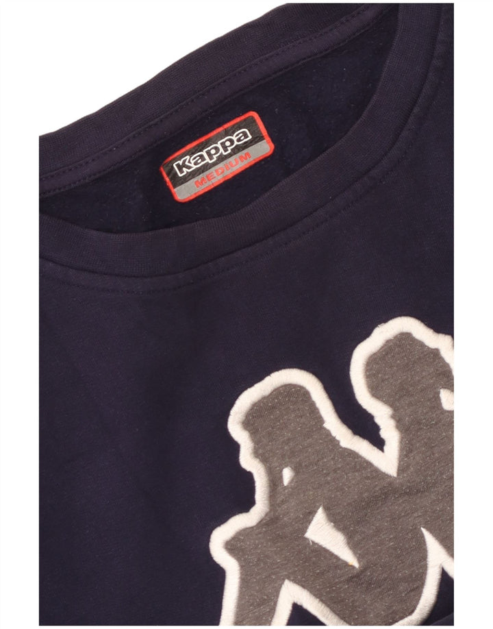 Γυναικεία γραφική φούτερ Kappa Jumper UK 14 Medium Navy Blue