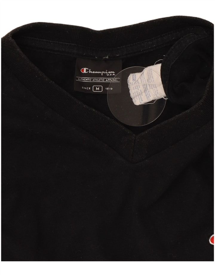 Ανδρικό T-Shirt Champion Top Μεσαίο μαύρο βαμβακερό