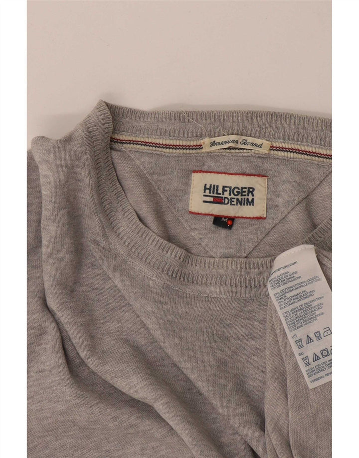Tommy Hilfiger Ανδρικό πουλόβερ με λαιμόκοψη, μεσαίο βαμβακερό