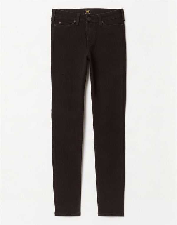 Lee Womens Scarlett Skinny Jeans W27 L33 Μαύρο βαμβακερό