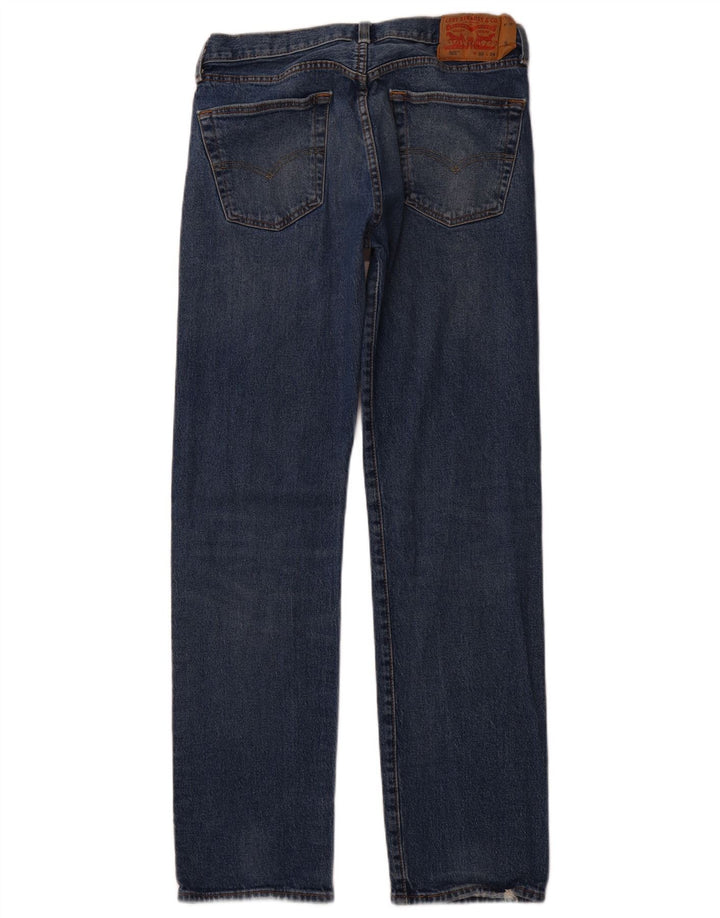 LEVI'S Ανδρικό τζιν 501 ίσιο W32 L34 Μπλε βαμβακερό