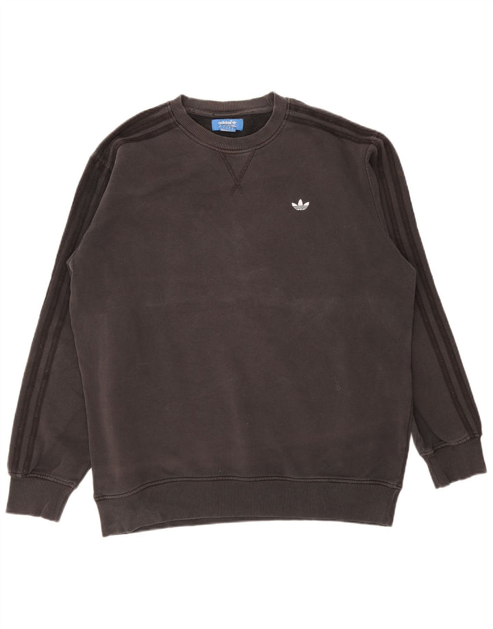 Ανδρικό φούτερ Adidas Jumper μεγάλο γκρι βαμβακερό