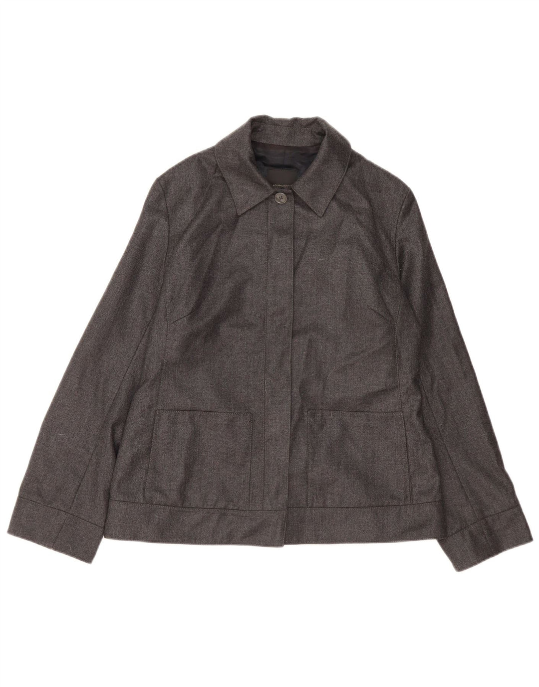 Γυναικείο μπουφάν WHISTLES UK 14 Large Grey Wool