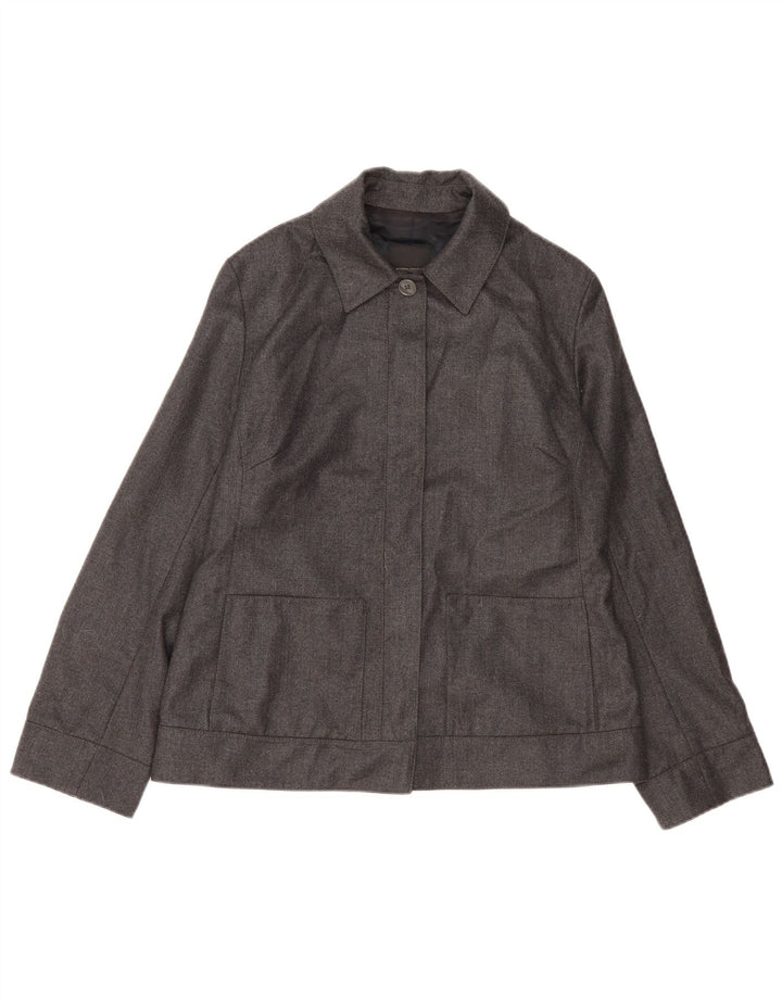 Γυναικείο μπουφάν WHISTLES UK 14 Large Grey Wool