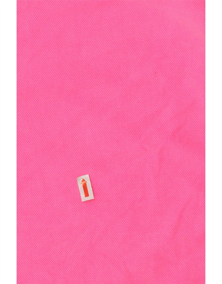 Ανδρικό πουκάμισο πόλο SUPERDRY Μεσαίο ροζ βαμβακερό