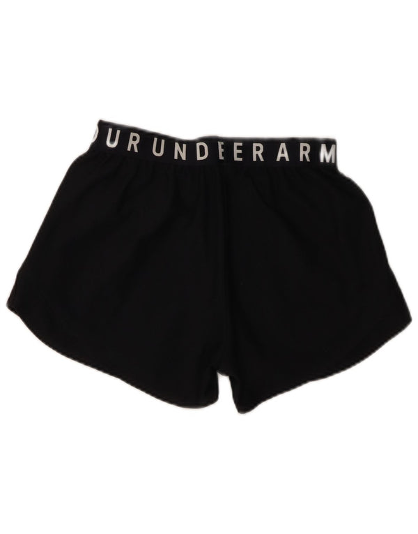 Γυναικείο γραφικό αθλητικό σορτς UNDER ARMOR UK 4 XS μαύρο πολυεστέρα