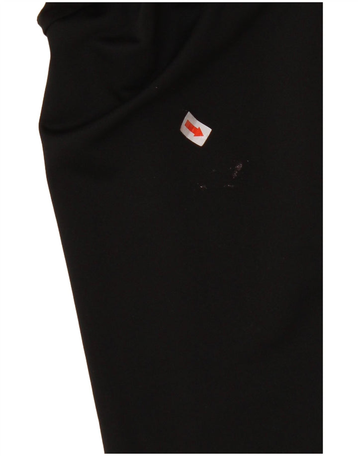 ADIDAS Girls Climacool Zip Hoodie πουλόβερ 11-12 ετών Μαύρο Πολυεστέρα