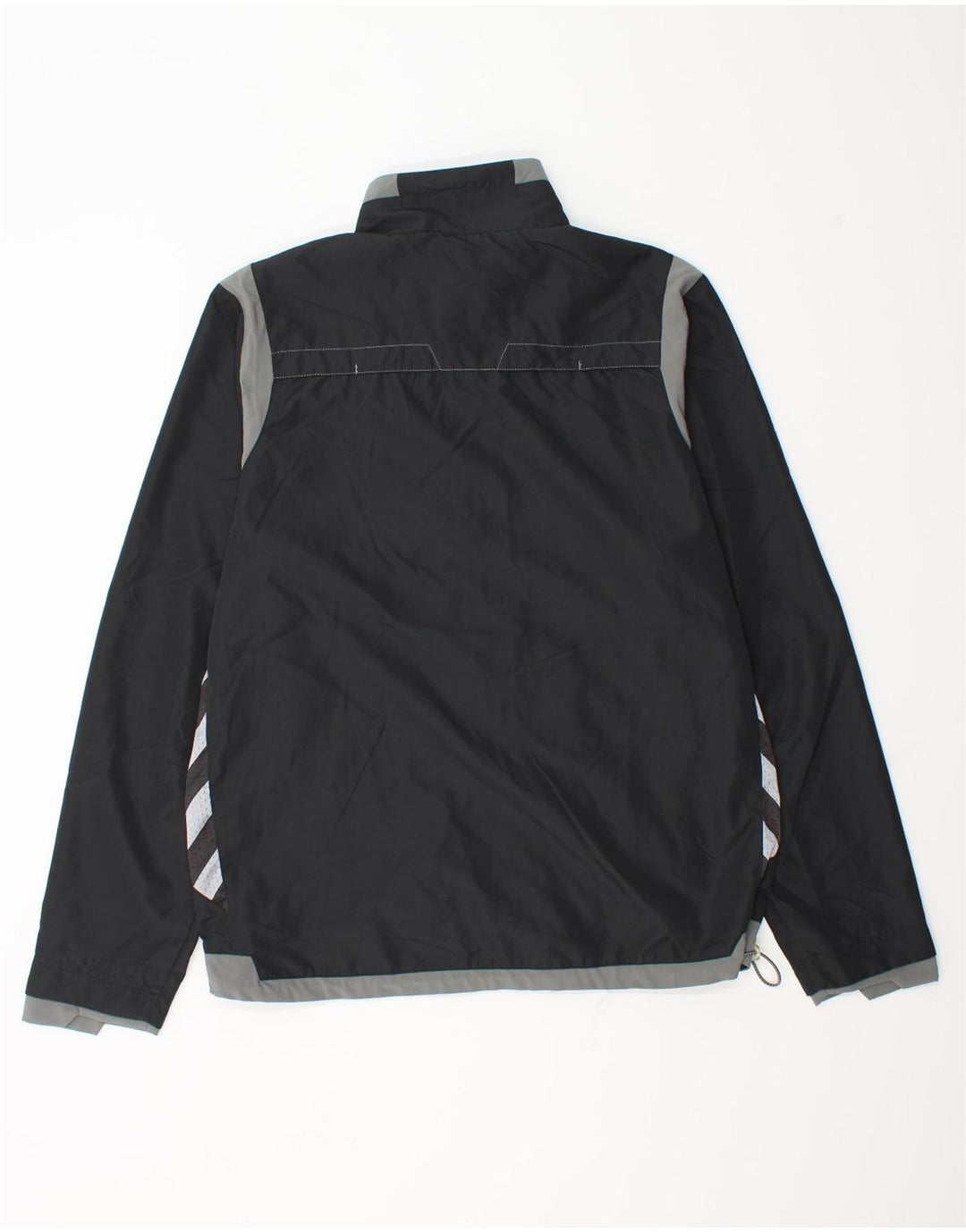 Hummel Ανδρικό γραφικό μπουφάν βροχής UK 38 Medium Black Colorblock Polyester