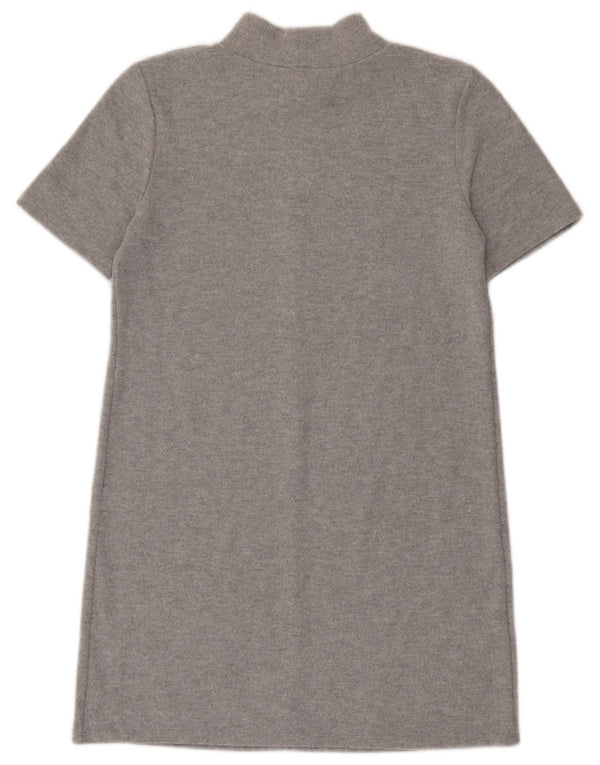 Zara Γυναικείο φόρεμα Shift UK 12 Medium Grey