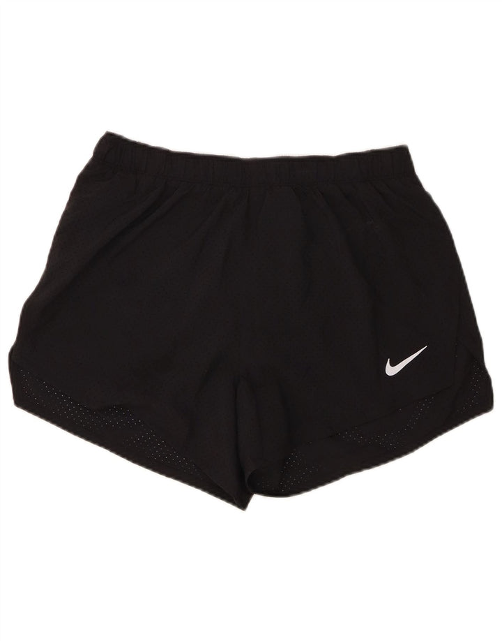 Γυναικείο αθλητικό σορτς Nike Dri Fit UK 14 μεσαίο μαύρο πολυεστέρα