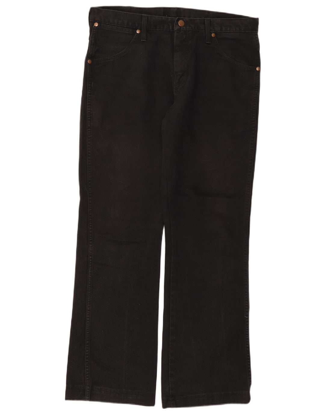 Ανδρικό τζιν Dayton Bootcut Wrangler W33 L31 Μαύρο βαμβακερό