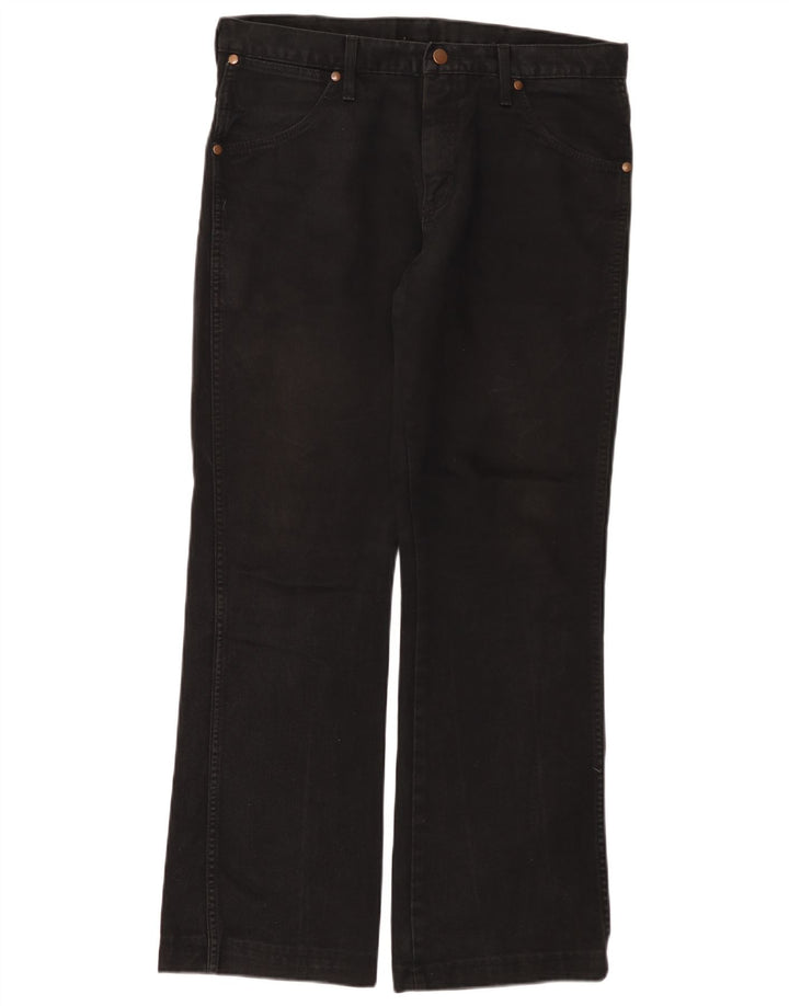 Ανδρικό τζιν Dayton Bootcut Wrangler W33 L31 Μαύρο βαμβακερό