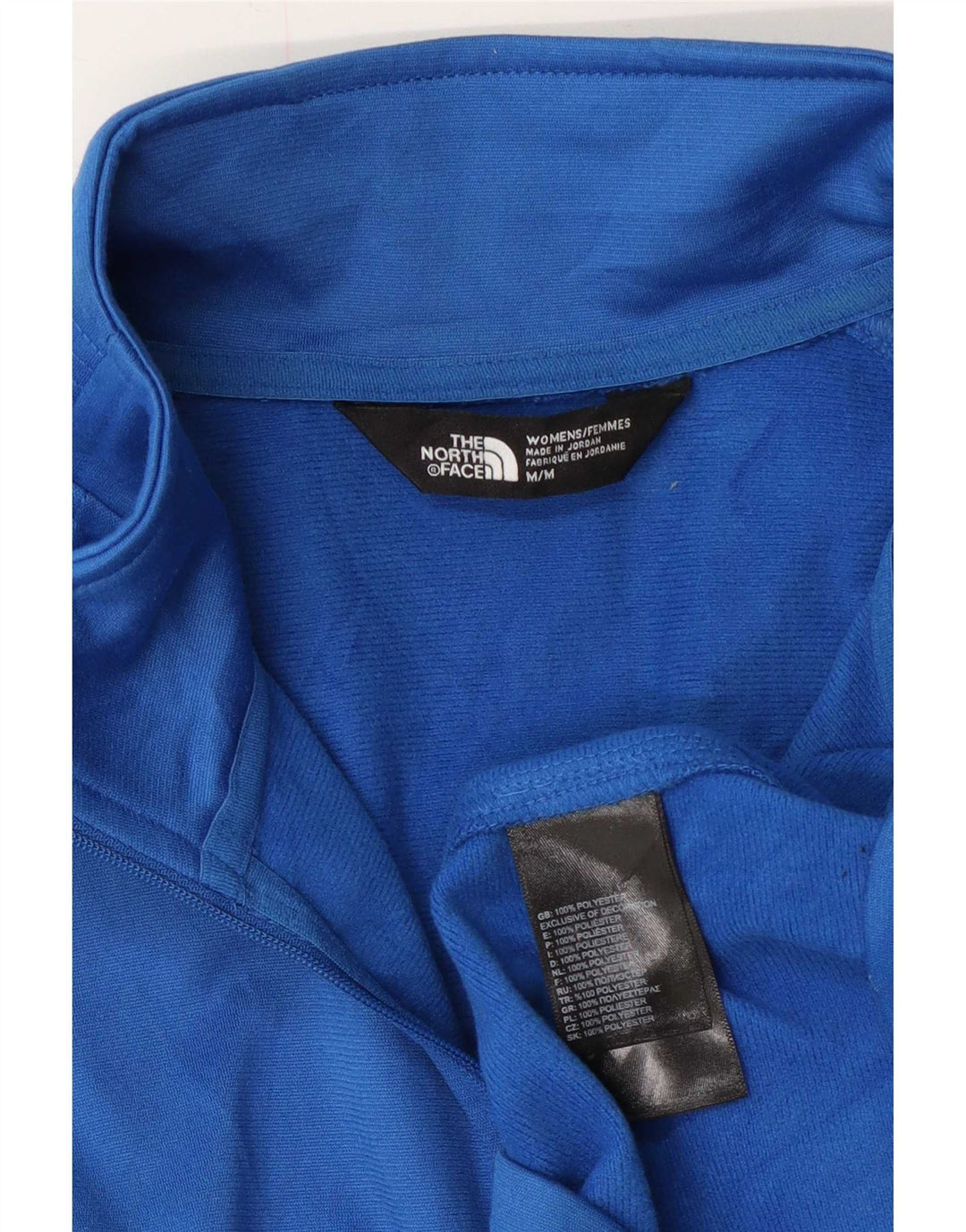 Η γυναικεία φόρμα πουλόβερ με φερμουάρ North Face Top UK 14 Medium Blue
