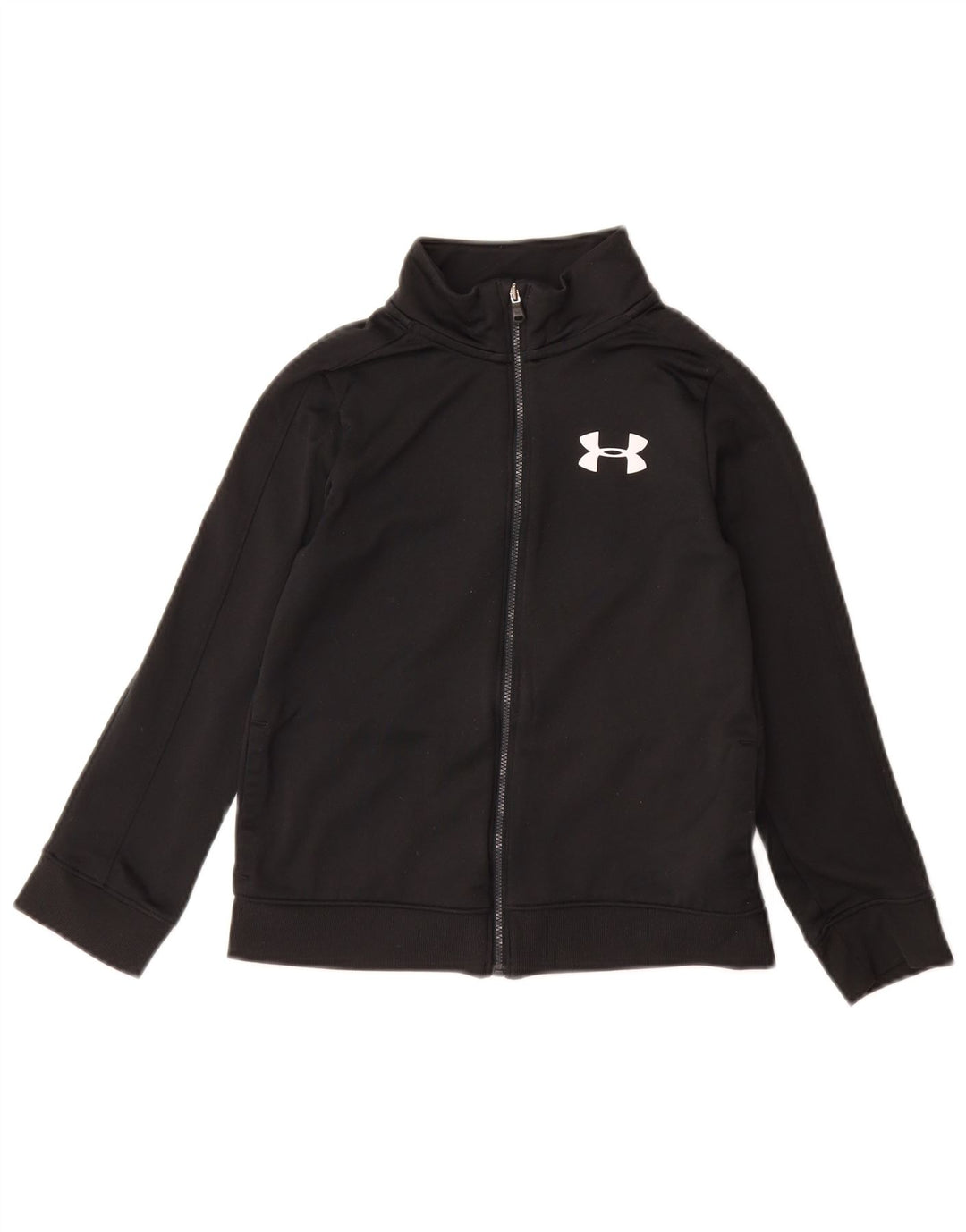 Κορίτσια αθλητική φόρμα UNDER Armour Top μπουφάν 7-8 ετών Small Black Polyester