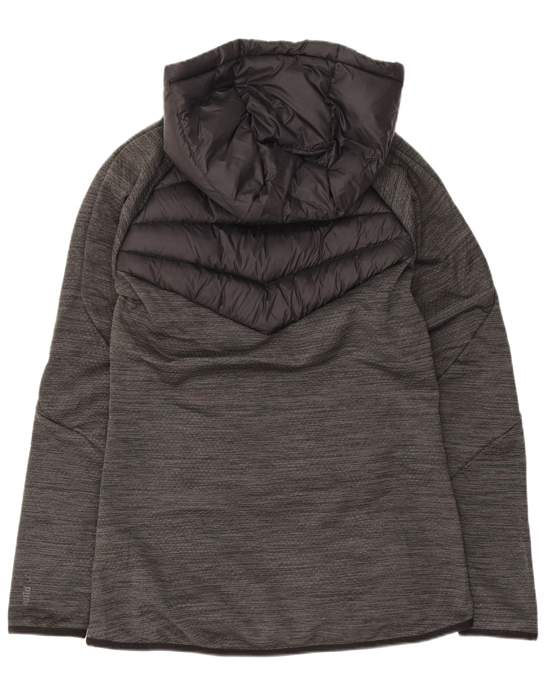 Puma Γυναικείο μπουφάν με κουκούλα UK 8 Small Grey Polyester