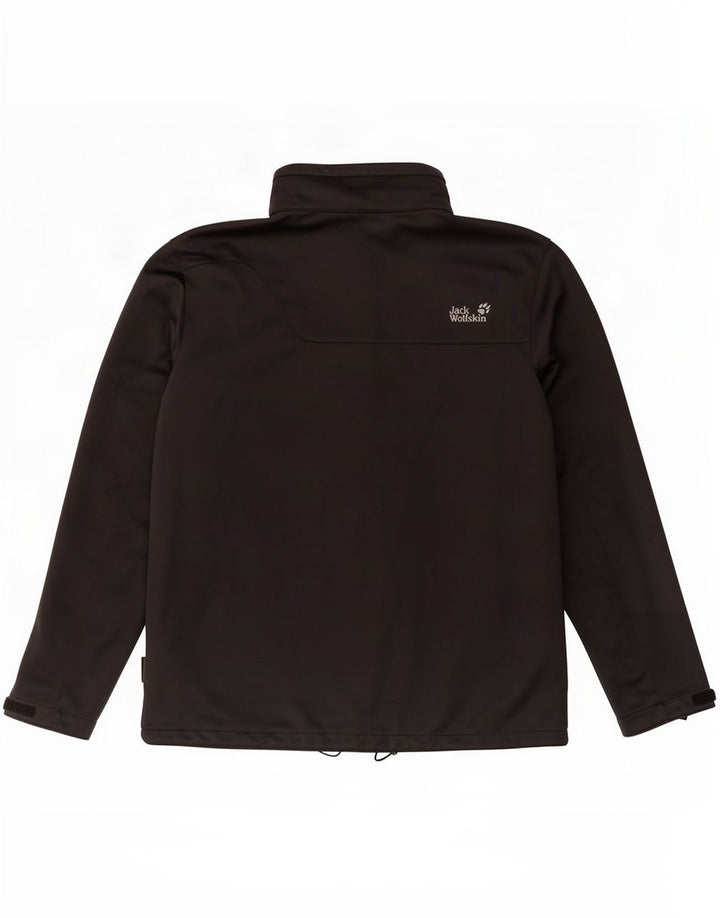 Jack Wolfskin Ανδρικό Ανεμοδράστη Μπουφάν UK 48 2XL Μαύρο Πολυεστέρας