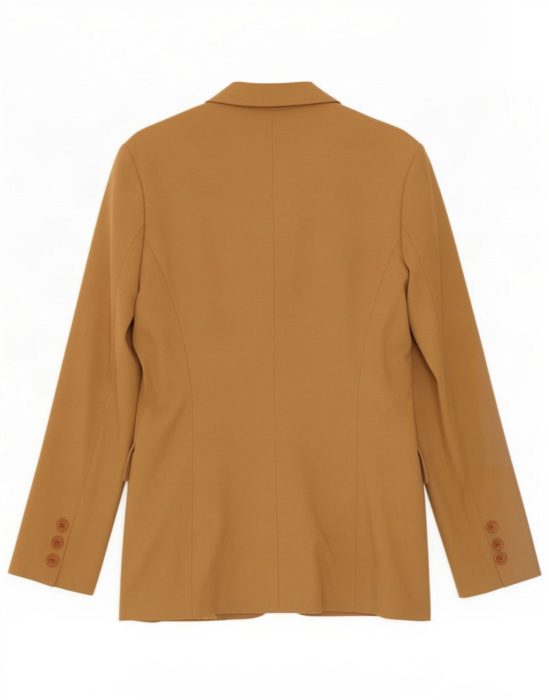 Zara Γυναικείο τζάκετ μπλέιζερ με 4 κουμπιά EU 40 μεσαίο καφέ μαλλί