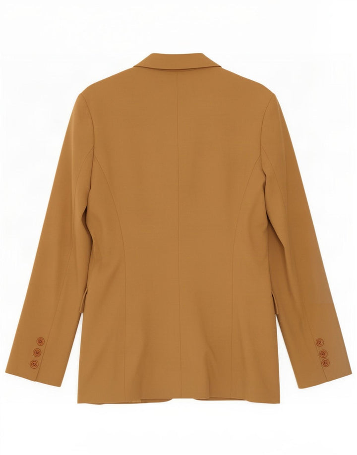 Zara Γυναικείο τζάκετ μπλέιζερ με 4 κουμπιά EU 40 μεσαίο καφέ μαλλί