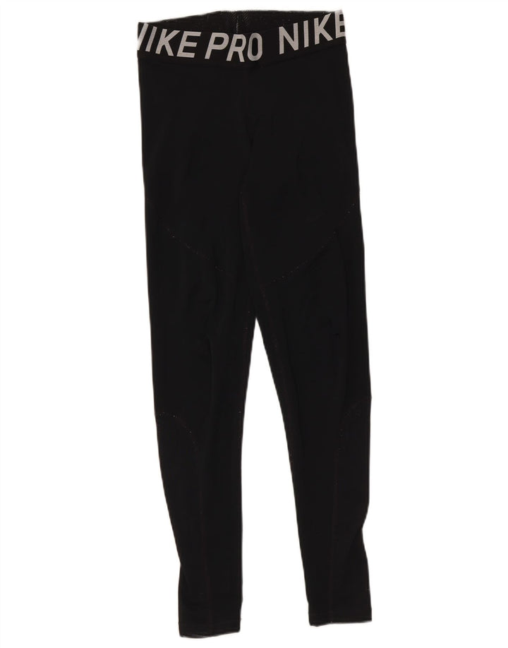 Γυναικεία κολάν Nike Dri Fit Graphic UK 14 Medium Black