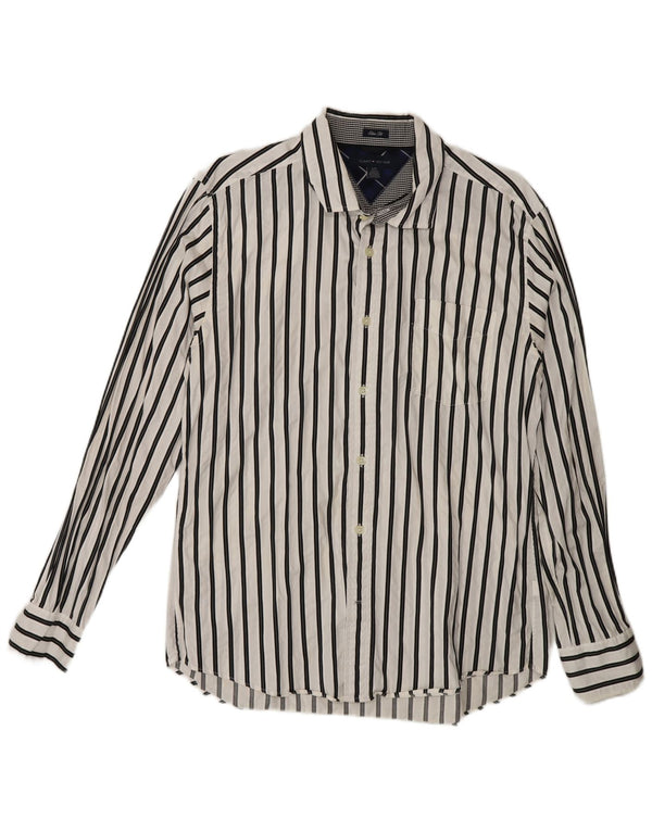 Ανδρικό πουκάμισο Tommy Hilfiger Slim Fit Large White Ripe Βαμβακερό