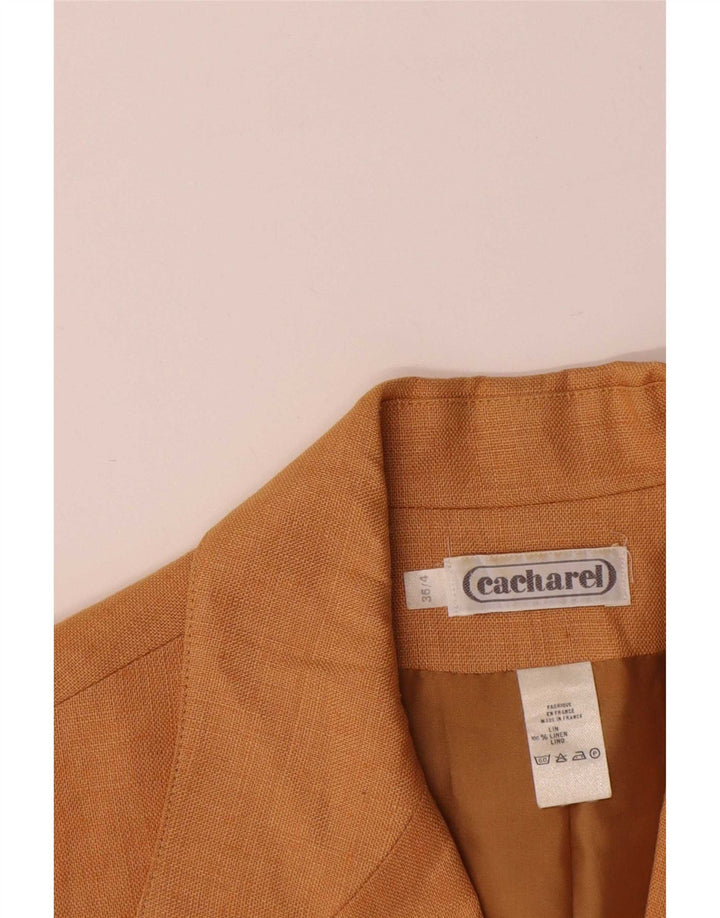 Cacharel Γυναικείο σακάκι με 4 κουμπιά σακάκι EU 36 Small Beige Lenn