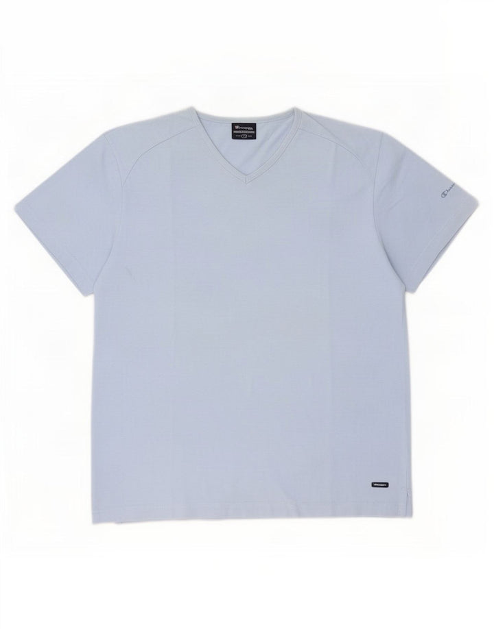 Ανδρικό T-Shirt Champion Top μεγάλο μπλε βαμβακερό