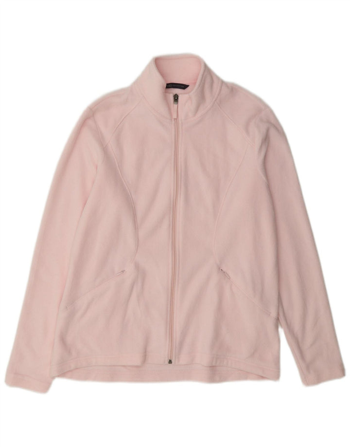Marks & Spencer Γυναικείο Fleece Jacket UK 14 Large Pink Polyester