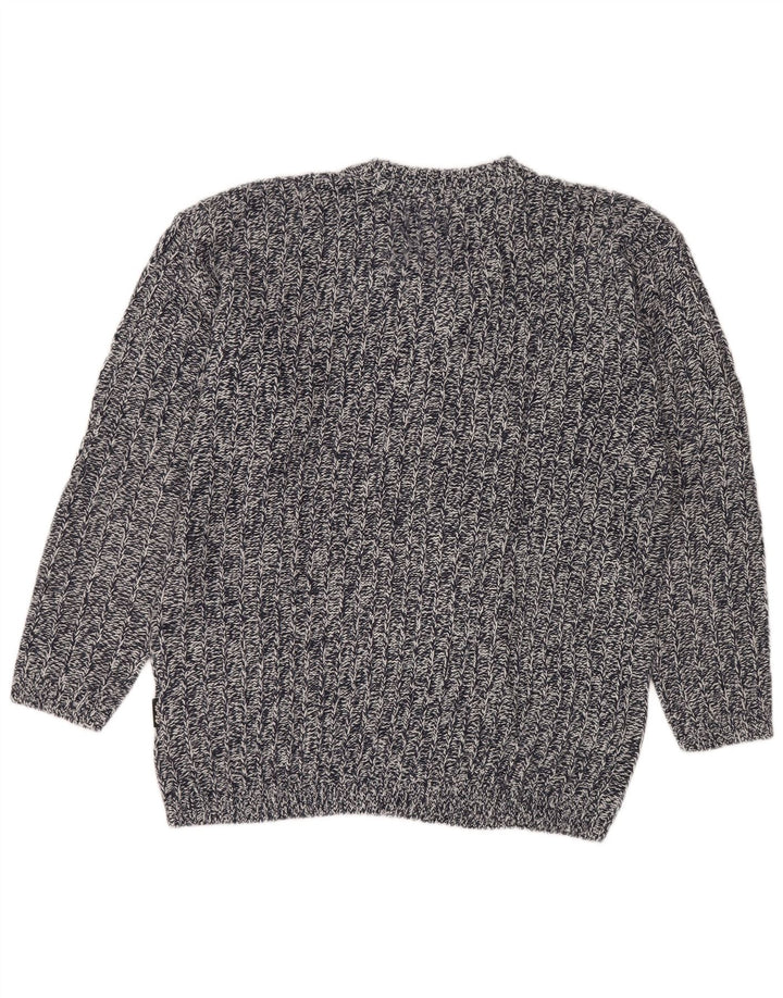 Lotto Ανδρικό πουλόβερ με λαιμόκοψη με λαιμόκοψη, μεγάλο μπλε ναυτικό ακρυλικό