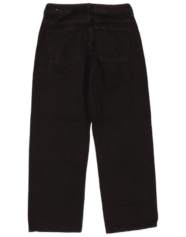 Zara Ανδρικό Loose Jeans EU 38 Small W30 L30 Μαύρο βαμβακερό