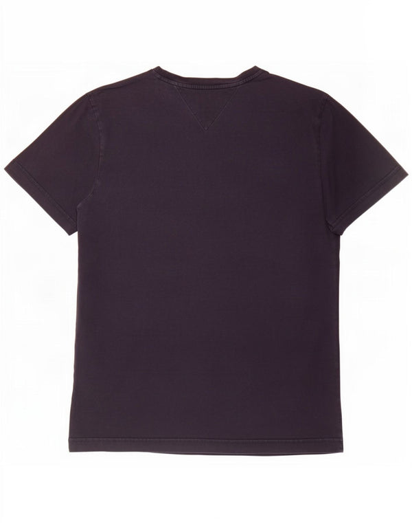 Tommy Hilfiger Ανδρικό γραφικό T-Shirt Top Large Navy Blue από βαμβάκι