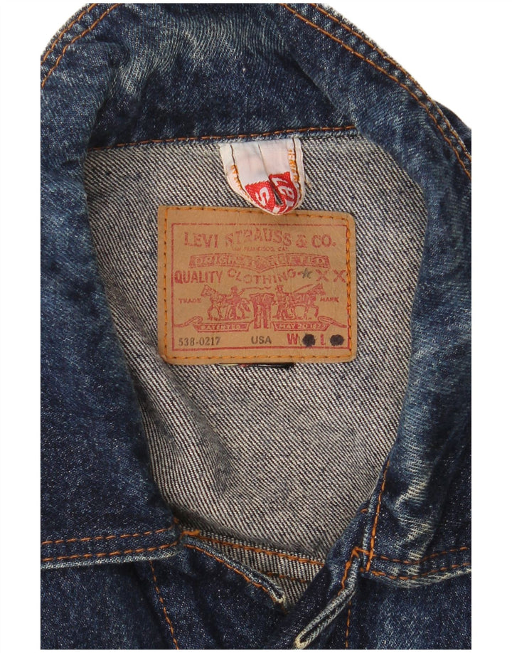 Ανδρικό τζιν μπουφάν Levi's UK 40 Large Blue