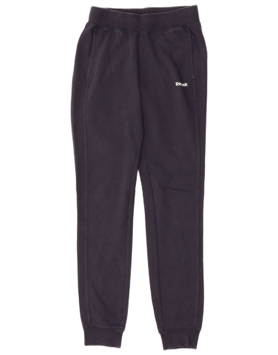 REEBOK Γυναικεία αθλητική φόρμα παντελόνι Joggers UK 0/2 2XS Navy Blue Cotton