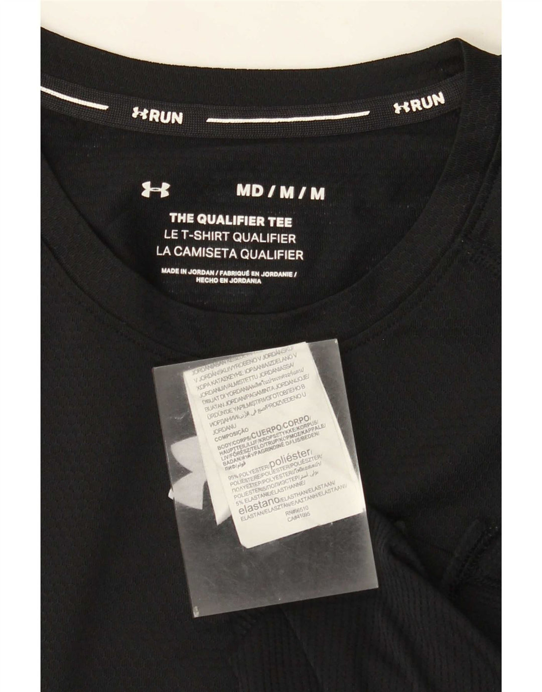 Ανδρικό T-Shirt Under Armour Top Μεσαίο Μαύρο Πολυεστέρα