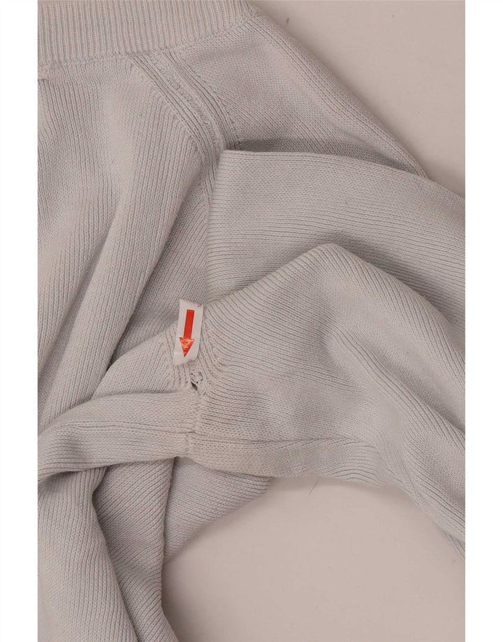 Ανδρικό πουλόβερ Zara Crew Neck Jumper Large Grey