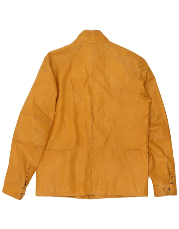 Ανδρικό δερμάτινο τζάκετ Conbipel IT 48 Medium Yellow