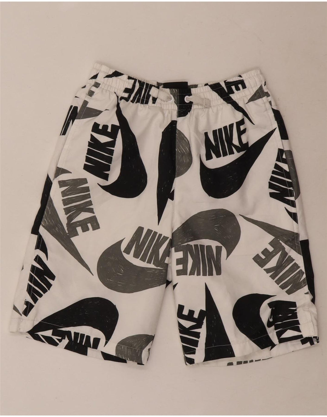 Γραφικό αθλητικό σορτς Nike Boys 12-13 ετών μεγάλο λευκό πολυεστέρα